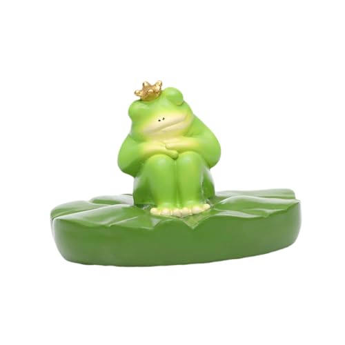 Fenteer Gartenfrosch-Statue, kann auf dem Wasser Schwimmen, niedliche Schmuckskulptur aus Kunstharz, Teichdekoration für Hof, Rasen, Gehweg, Bauernhaus, Beinumarmung Fenteer Gartenfrosch-Statue, kann auf dem Wasser Schwimmen, niedliche Schmuckskulptur aus Kunstharz, Teichdekoration für Hof, Rasen, Gehweg, Bauernhaus, Beinumarmung von Fenteer