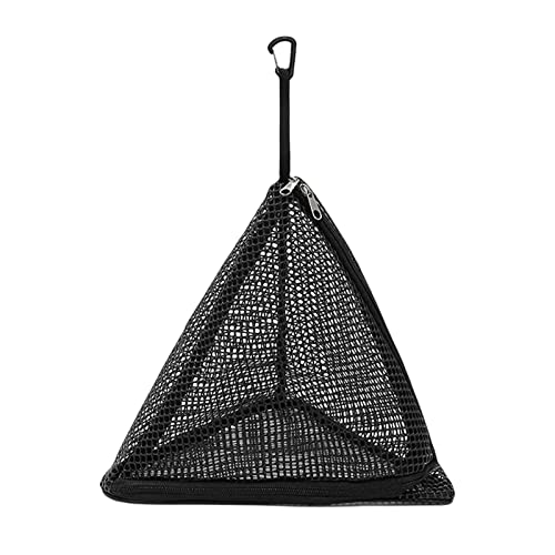 Fenteer Hängendes Camping-Aufbewahrungsnetz Mesh-Hängekorb-Netz-Aufbewahrungstasche Faltbares PVC-Dreieck-Aufbewahrungsnetz für Lebensmittel, Obst, Zuhause, l von Fenteer