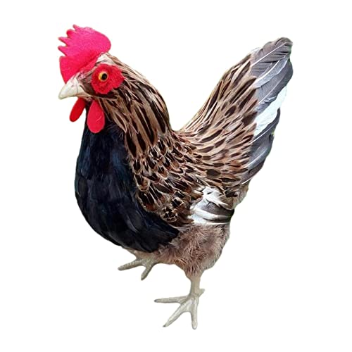 Fenteer Huhn Figur Gartenfigur Dekofiguren für Garten Haus Deko, 40cm von Fenteer