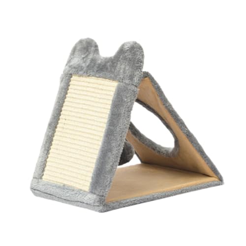 Fenteer Katzenkratzbrett, Katzenkratzpad, Kratzfest, stabil, Schleifklauenkratzer aus Karton für kleine, mittelgroße und große Katzen, Grau Fenteer Katzenkratzbrett, Katzenkratzpad, Kratzfest, stabil, Schleifklauenkratzer aus Karton für kleine, mittelgroße und große Katzen, Grau von Fenteer