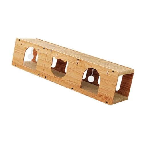 Fenteer Katzenkratztunnel, Katzentunnelbett, Wellpapier, Geschenke, bequemer Möbelschutz, kratzfestes Kratzpad, XL Fenteer Katzenkratztunnel, Katzentunnelbett, Wellpapier, Geschenke, bequemer Möbelschutz, kratzfestes Kratzpad, XL von Fenteer