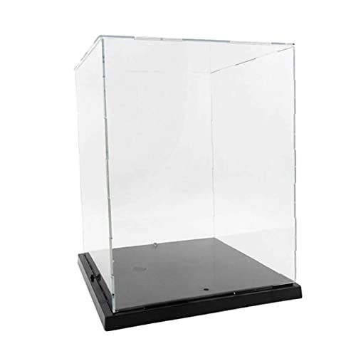 Fenteer Klare Acryl-Vitrine für Figuren, Modelle, Aufbewahrungsbox, Organizer, Ständer, Vitrine, Modell-Aufsatzbox für Modellpuppen, Automodelle, von Fenteer