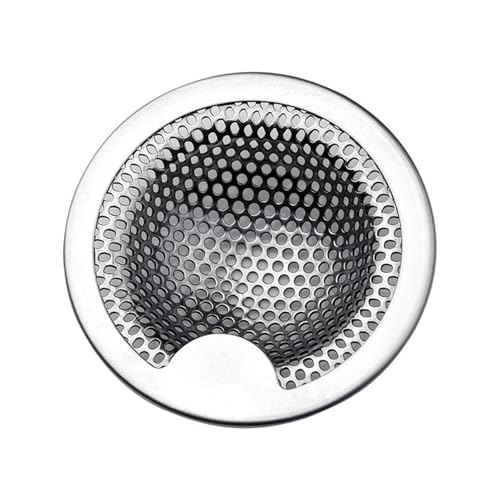 Fenteer Küchenspüle Sieb, rundes Abflusssieb, Edelstahl, Mehrzweck-effektiver Netzkorb, Bodenablauffilter für Balkon, 76 Mm X 15 Mm von Fenteer