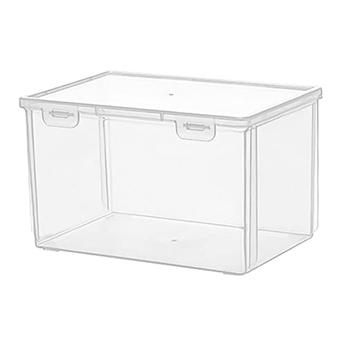 Fenteer Kunststoff Brotkasten Bagel Vorratsbehälter Transparent für Küchenarbeitsplatte, 21,3 x 14,7 x 12,7 cm von Fenteer