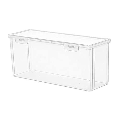 Fenteer Kunststoff Brotkasten Bagel Vorratsbehälter Transparent für Küchenarbeitsplatte, 30 x 10,5 x 13 cm von Fenteer