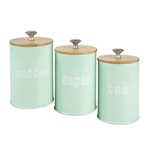 Fenteer Metalldosen für Zucker, Kaffee, Tee, Dosen, Süßigkeiten, versiegelte Dosen, Aufbewahrungsbox, 3er Set Fenteer Metalldosen für Zucker, Kaffee, Tee, Dosen, Süßigkeiten, versiegelte Dosen, Aufbewahrungsbox, 3er Set von Fenteer