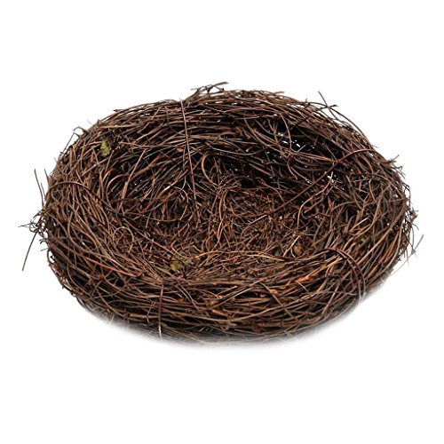 Fenteer Nest Rattannest Osternest Osterdeko Tischdeko Ostern - 30 cm von Fenteer