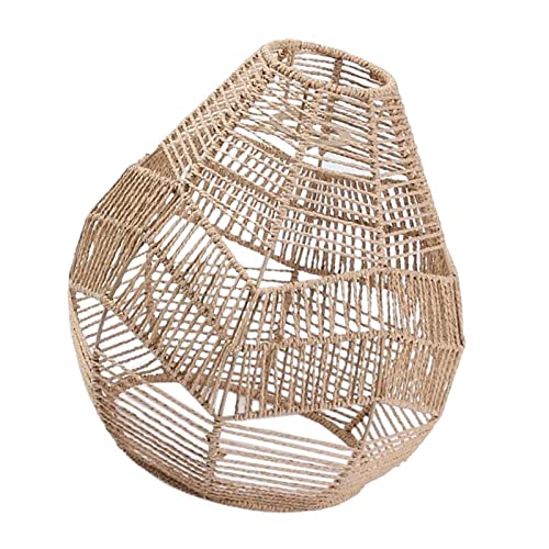 Fenteer Pendelleuchten Boho Deckenleuchte Papierseil Rattan Wicker Handgewebte Kronleuchterabdeckung für Esszimmer Küche Insel Restaurant, Stil B Fenteer Pendelleuchten Boho Deckenleuchte Papierseil Rattan Wicker Handgewebte Kronleuchterabdeckung für Esszimmer Küche Insel Restaurant, Stil B von Fenteer