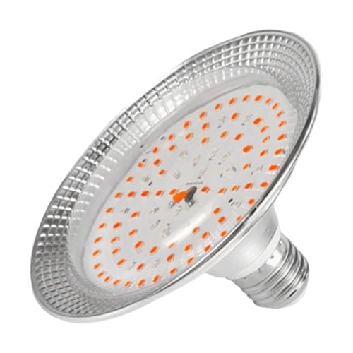 Fenteer Pflanzenwachstumslampe, 18 W, E27-Sockel, 13 x 8,5 cm, für Zimmerpflanzen, zu installierendes Zubehör, vielseitig, mit 440 μmol/m²/s, Rosarotes Spektrum Fenteer Pflanzenwachstumslampe, 18 W, E27-Sockel, 13 x 8,5 cm, für Zimmerpflanzen, zu installierendes Zubehör, vielseitig, mit 440 μmol/m²/s, Rosarotes Spektrum von Fenteer