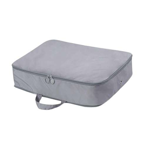 Fenteer Quilt-Aufbewahrungstasche, selbstkomprimierender Organizer, Sortiertasche, Faltbarer Schrank-Organizer, Verpackungs-Organizer, Tragetasche für, grau Fenteer Quilt-Aufbewahrungstasche, selbstkomprimierender Organizer, Sortiertasche, Faltbarer Schrank-Organizer, Verpackungs-Organizer, Tragetasche für, grau von Fenteer