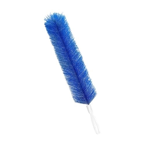 Fenteer -Reinigungsbürste, biegsam, tragbar, Spinnweben-Staubwedel, Staubentferner, Staubwedel für Vorhangbox, Blau von Fenteer