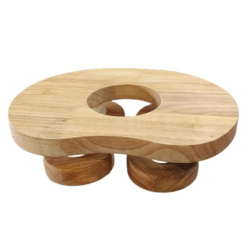 Fenteer Sauna-Kopfstütze mit drehbarem Nackenkissen mit Scheibe, Moderne Rückenstütze, ergonomisches, leichtes Sauna-Zubehör für Dampfbad zu Hause von Fenteer