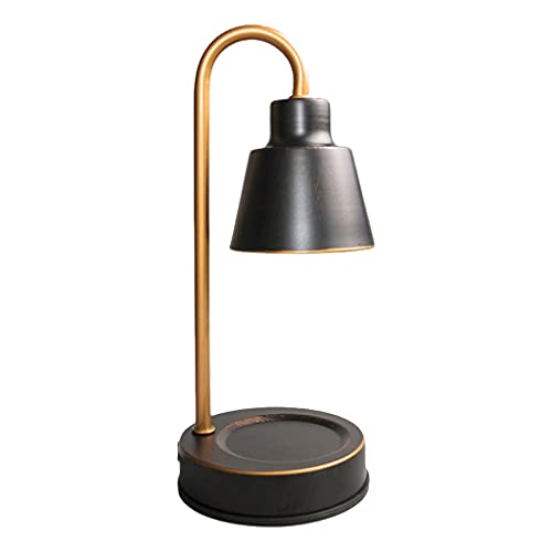 Fenteer Schmelzwachslampe, Kerzenwärmer für Duftwachs, Beleuchtungstischlampe Wachsbrenner Elektrischer, dekorative Lampe für Geschenk, Schwarz Fenteer Schmelzwachslampe, Kerzenwärmer für Duftwachs, Beleuchtungstischlampe Wachsbrenner Elektrischer, dekorative Lampe für Geschenk, Schwarz von Fenteer