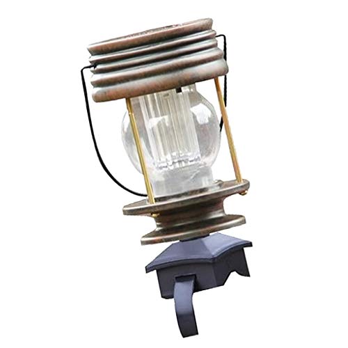 Fenteer Solarlampe Solarleuchte mit Balkonhalter, Automatischer Sensor, für Balkon/Zaun / / Terrasse Beleuchtung, einfach instaliert, Warmweiß von Fenteer