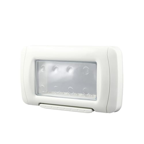 Fenteer Steckdosenabdeckung Klappdeckel Zubehör Haltbarkeit Professionelle Hochleistungs-Italienische Wasserdichte Box Wasserdichte Platte, 4 Bande von Fenteer