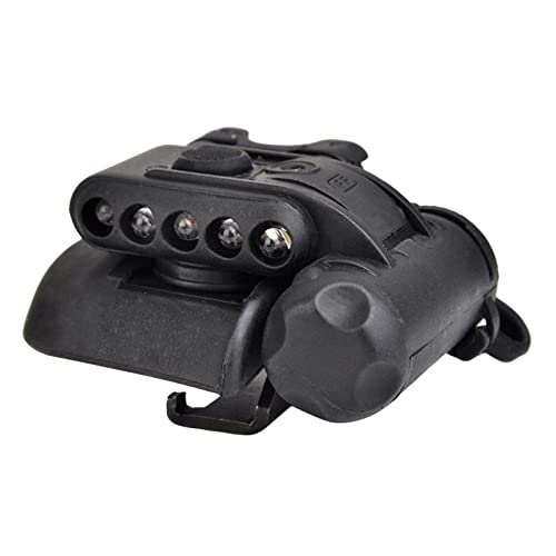 Fenteer Taktisches Helmlicht LED Taschenlampe Jagd Überlebenssignal IFF Licht, Schwarz von Fenteer