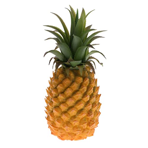 Fenteer Verschiedene Pick Lebensechte Künstliche Trauben Apfel Früchte Home Decor Prop, Ananas,m von Fenteer