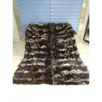 Luxus Crystal Fuchs Pelz Werfen Echt Decke/Tagesdecke von FenzoFurs