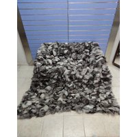 Luxus Silber Frost Fuchs Fell Überwurf Echtfuchs Pelzdecke /Tagesdecke King Size Luxus Silber Frost Fuchs Fell Überwurf Echtfuchs Pelzdecke /Tagesdecke King Size von FenzoFurs