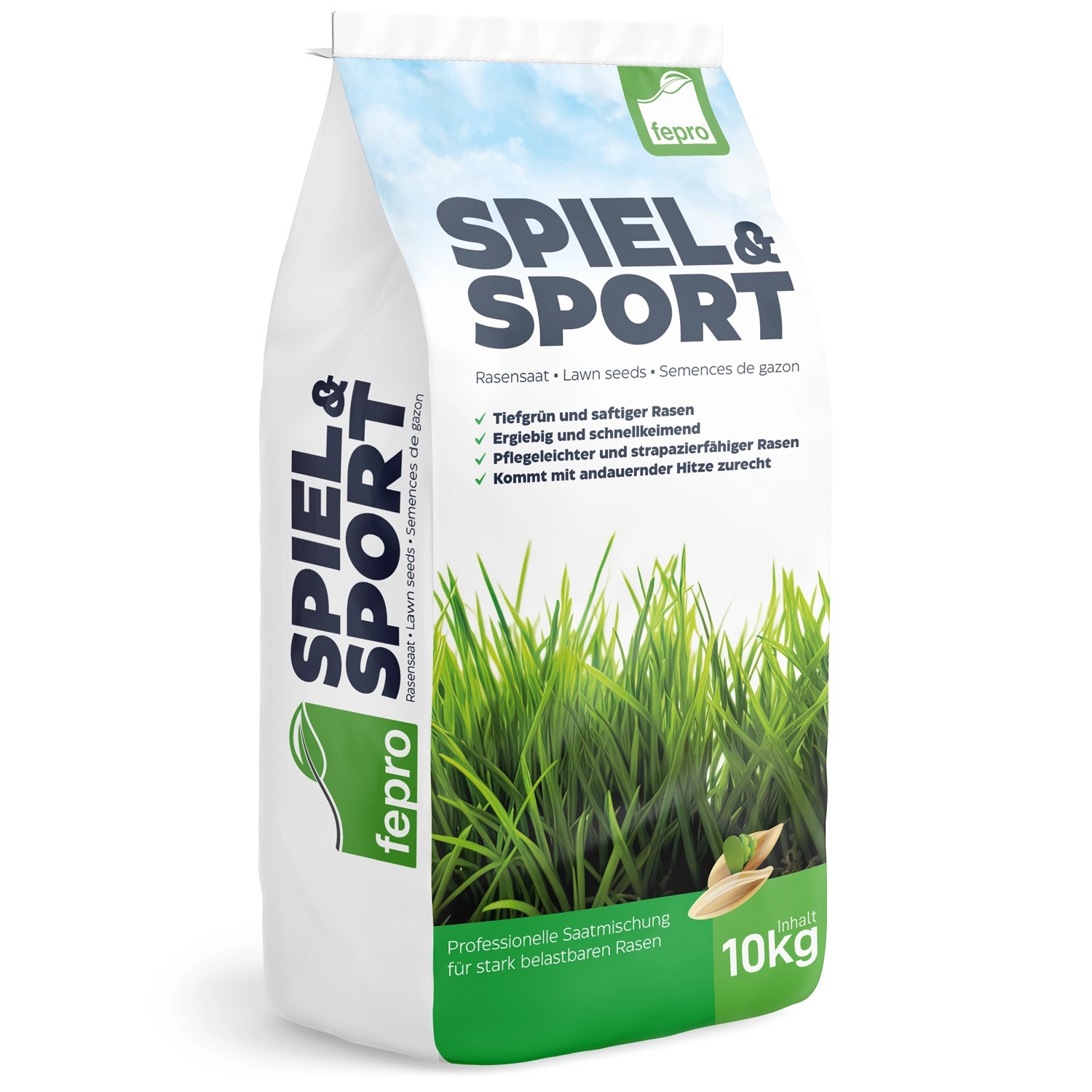 Fepro Spiel- und Sport-Rasensamen 10 kg Fepro Spiel- und Sport-Rasensamen 10 kg von Fepro