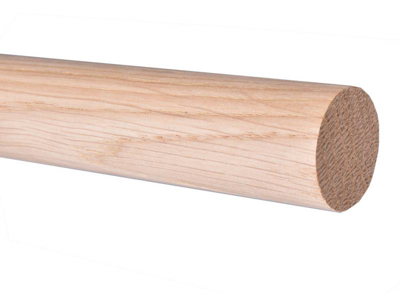 Ferdinand Meise Holztechnik Zierleiste Rundstab Eiche, roh oder geölt, 1m lang, Durchmesser: 15, 20, 25, 30mm, Ø 25mm von Ferdinand Meise Holztechnik