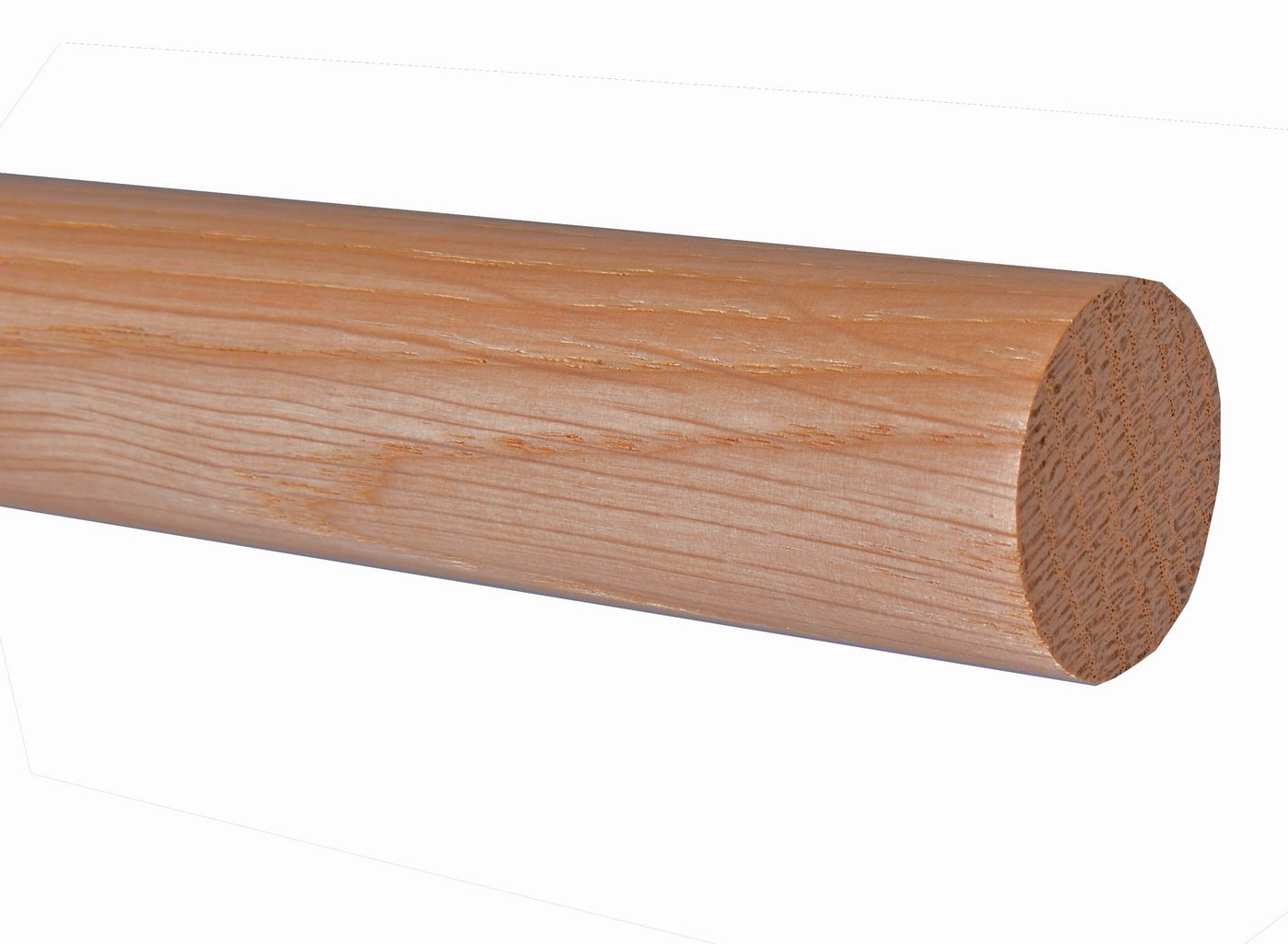 Ferdinand Meise Holztechnik Rundstange Rundstab Eiche, roh oder geölt, 1m lang, Durchmesser: 15, 20, 25, 30mm Ø 30mm, glatt von Ferdinand Meise Holztechnik