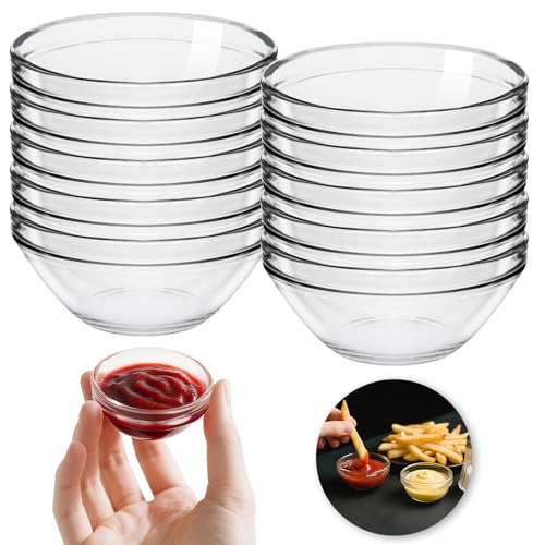 Ferenando 10er-Set Glasschalen Kleine Ø6cm 45ml für Dips, Dipschalen Set Glas Rund, Kleine Schälchen für Dips, Konfitüre, Marmelade, Saucen, Toppings, Gewürze & Soßen Mini Glasschälchen Ferenando 10er-Set Glasschalen Kleine Ø6cm 45ml für Dips, Dipschalen Set Glas Rund, Kleine Schälchen für Dips, Konfitüre, Marmelade, Saucen, Toppings, Gewürze & Soßen Mini Glasschälchen von Ferenando