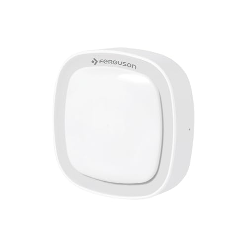 Ferguson Smart Home Bewegungsmelder - Anwesenheitssensor - PIR-Sensor mit ZigBee-Technologie - Sichereres Zuhause - Einbruchsicherung - Reichweite 7m - Erfassungswinkel 110° - Motion Sensor - FS1MS Ferguson Smart Home Bewegungsmelder - Anwesenheitssensor - PIR-Sensor mit ZigBee-Technologie - Sichereres Zuhause - Einbruchsicherung - Reichweite 7m - Erfassungswinkel 110° - Motion Sensor - FS1MS von Ferguson