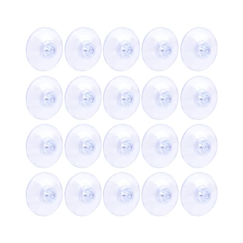 Feriuzymix 20 Stück Saugnäpfe für Glastüren, Pilzkopf, Sortiment, Zuhause, Büro, Einzelhandel, Schild, hängende Saugnäpfe, sortiertes Kit Zubehör von Feriuzymix