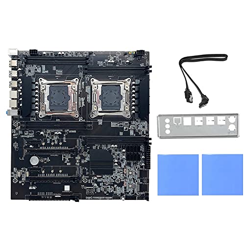Ferleiss X99 E-ATX-Motherboard mit 2 x -Pad + SATA-Kabel + Baffle LGA2011-3 CPU DDR4 ECC Speicherplatz 8XSATA 2.0 Ferleiss X99 E-ATX-Motherboard mit 2 x -Pad + SATA-Kabel + Baffle LGA2011-3 CPU DDR4 ECC Speicherplatz 8XSATA 2.0 von Ferleiss