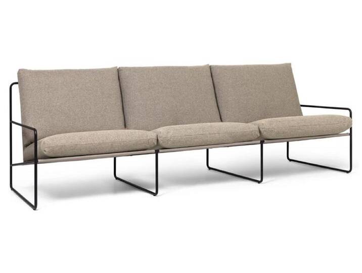 B-Ware Ferm Living Desert Sofa Dreisitzer Gestell Schwarz – Sitz Dunkelsand Möbel Couch B-Ware B-Ware Ferm Living Desert Sofa Dreisitzer Gestell Schwarz – Sitz Dunkelsand Möbel Couch B-Ware von Ferm-Living