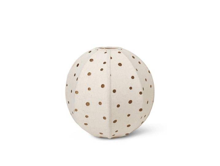 B-Ware Ferm Living Dots Textil Lampenschirm, ø 35 Cm, Sugar Kelp Punkte Schirm Lampe B-Ware von Ferm-Living
