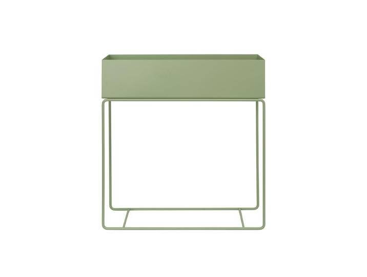B-Ware Ferm Living Plant Box Beistelltisch Raumtrenner Blumentopf Tea Green Stahl B-Ware von Ferm-Living