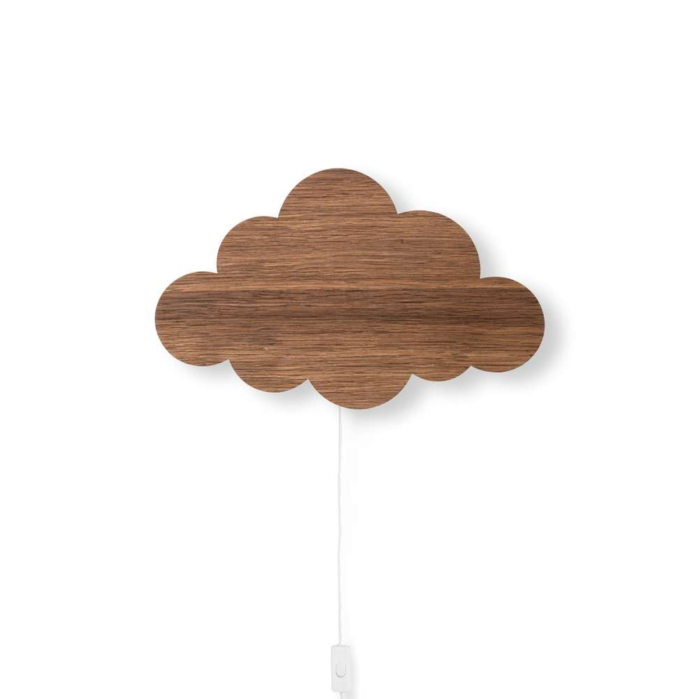 ferm LIVING - Cloud Wandleuchte Smoked Oak von ferm LIVING