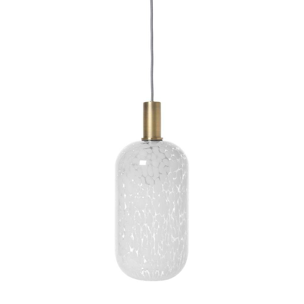 ferm LIVING - Collect Casca Pendelleuchte Tall Milk/Low Brass von ferm LIVING