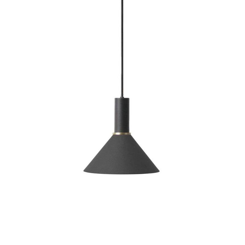 ferm LIVING - Collect Pendelleuchte Cone Low Black von ferm LIVING