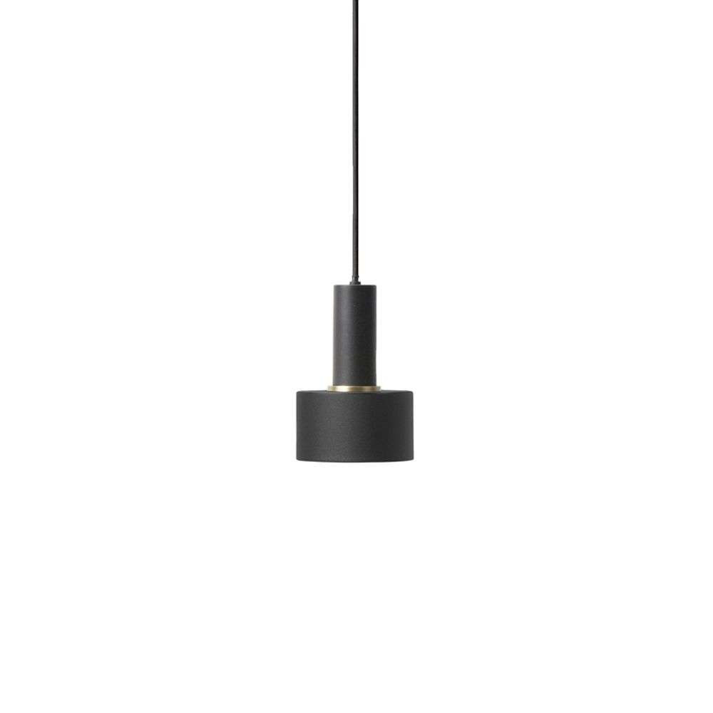 ferm LIVING - Collect Pendelleuchte Disc Low Black von ferm LIVING