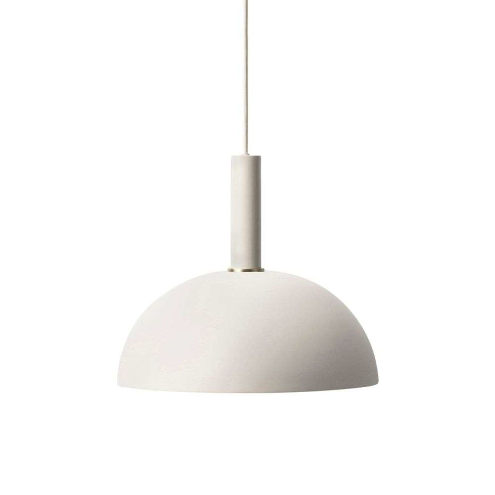 ferm LIVING - Collect Pendelleuchte Dome High Light Grey von ferm LIVING