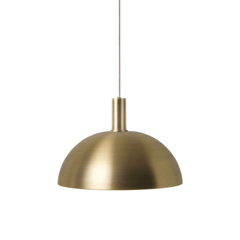 ferm LIVING - Collect Pendelleuchte Dome Low Brass von ferm LIVING