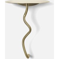 Ferm Living Curvature Wall Table - Brass von Ferm Living