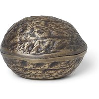 Ferm Living - Forest Nut Deko Box, antikes Messing-Finish von Ferm Living