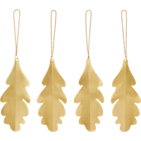 Ferm Living - Messing Ornamente Baumschmuck 4er Set Ferm Living - Messing Ornamente Baumschmuck 4er Set von Ferm Living