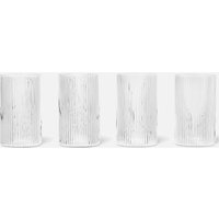 Ferm Living Ripple Verrines - Set of 4 - Clear von Ferm Living