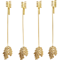 Ferm Living - Oak Leaf Weihnachtsbaum Kerzenhalter 4er Set Ferm Living - Oak Leaf Weihnachtsbaum Kerzenhalter 4er Set von Ferm Living