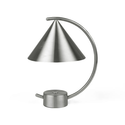 Meridian Lampe ohne Kabel / Metall - h 26 cm - Ferm Living - Grau von Ferm Living