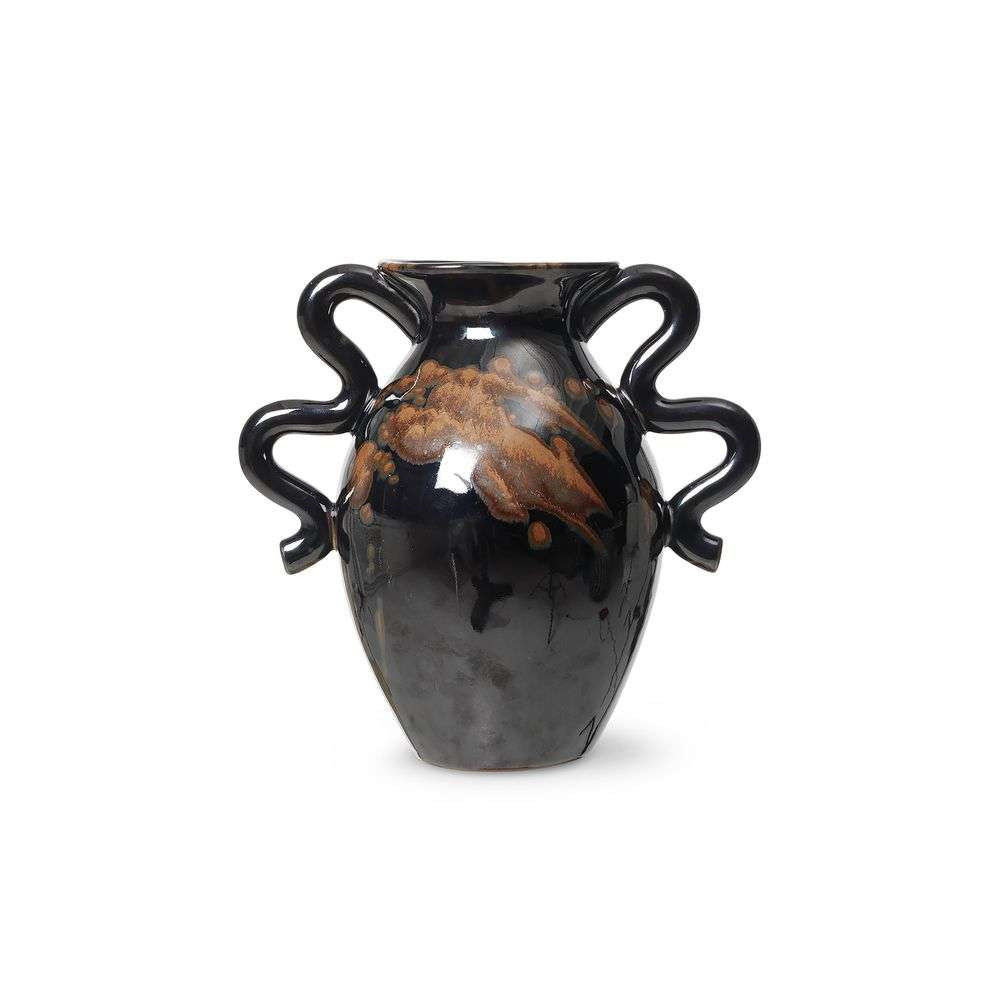 ferm LIVING - Verso Table Vase Black/Brown von ferm LIVING