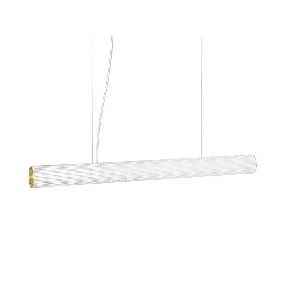 ferm LIVING - Vuelta Pendelleuchte 100 White/Brass von ferm LIVING