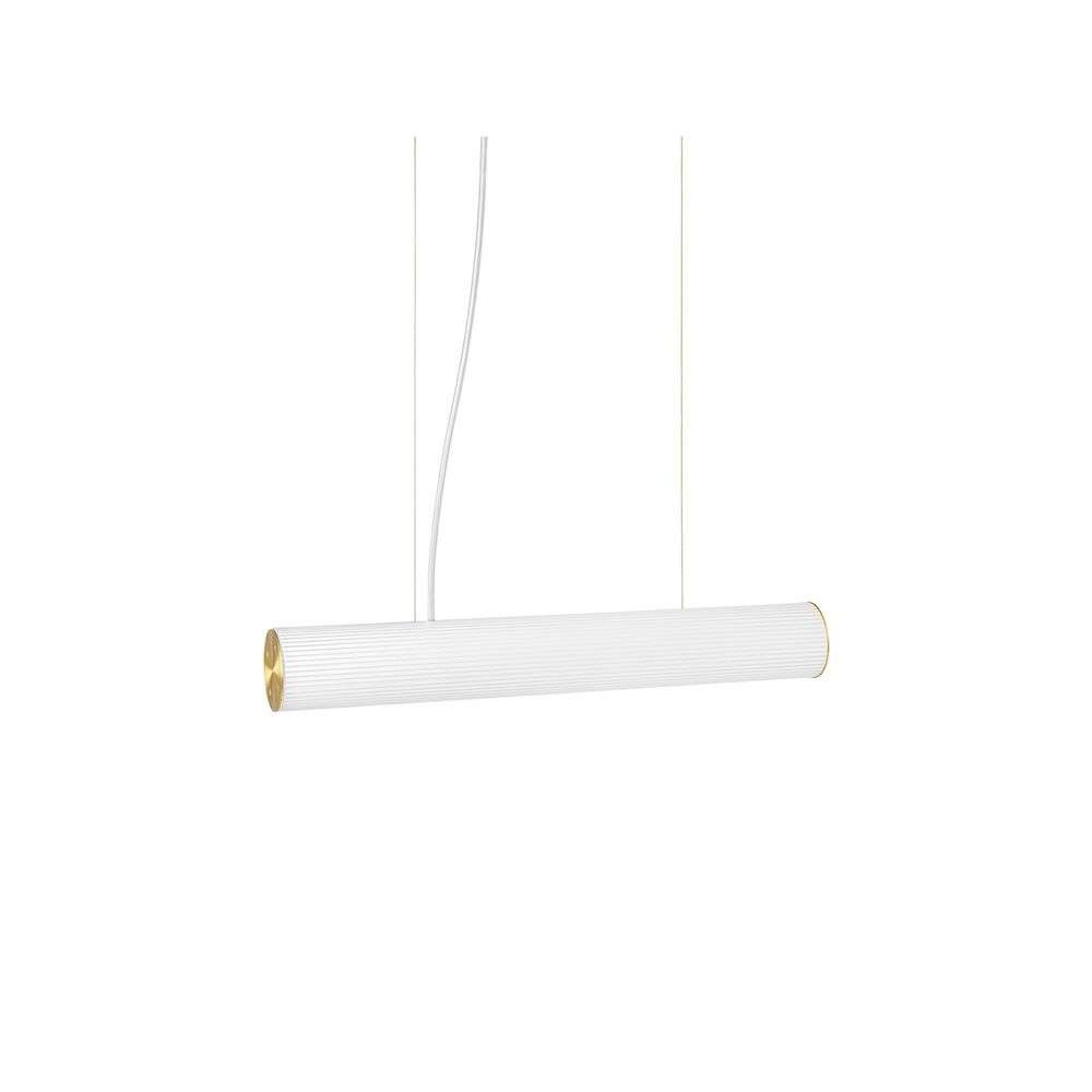 ferm LIVING - Vuelta Pendelleuchte 60 White/Brass von ferm LIVING