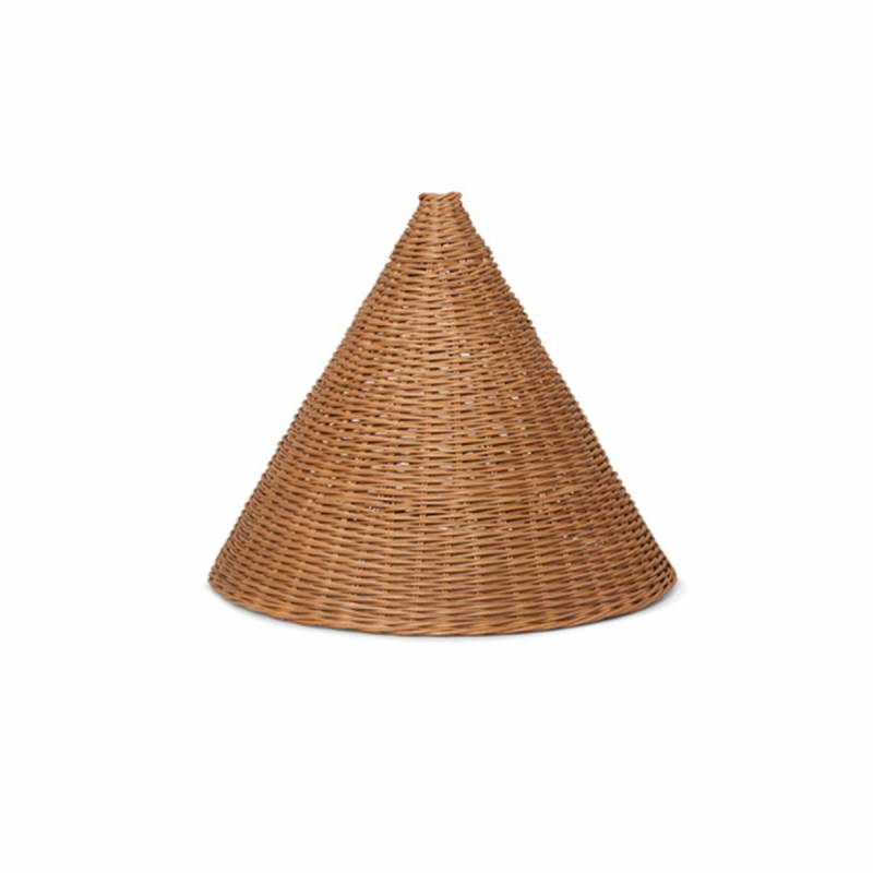 B-Ware Ferm Living Dou Rattan Deko Leuchtenschirm ø 45 Cm Natur Siehe Text/Foto von Ferm