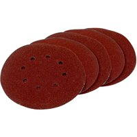FERM AGA1022 Schleifpapier-Set 180 mm, 5 Stk. (2× K80, 3× K120) – für AGM1037, AGM1084P. von Ferm